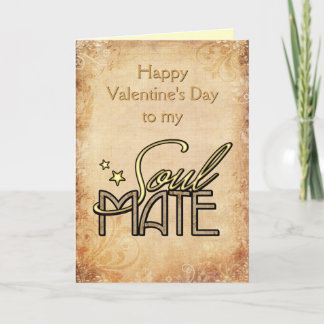 Happy Valentine's Day to my Soulmate Holiday Card