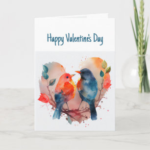 Happy Valentine's Day to my Tweetie Cute Birds Card