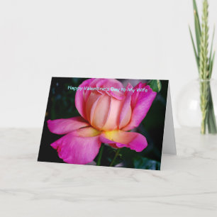 Happy Valentine's Day to my Wife Holiday Card