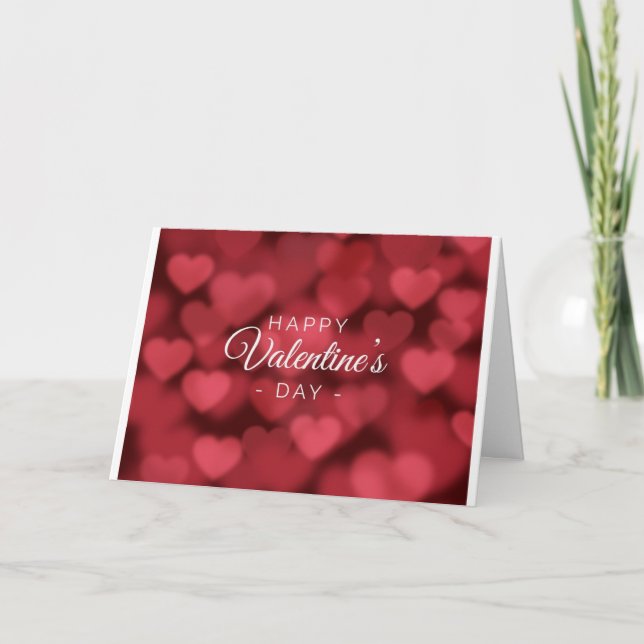 **HAPPY VALENTINE'S DAY** TO "YOU" HOLIDAY CARD (Front)