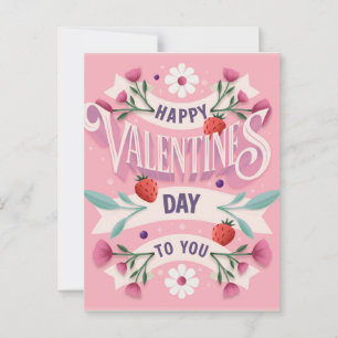 Happy Valentines Day to You Postcard