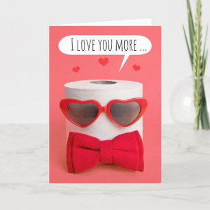 Happy Valentine's Day Toilet Paper Pandemic Humour Holiday Card