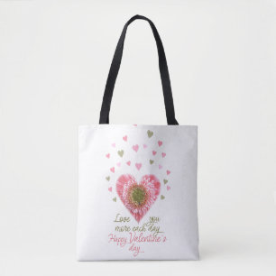 Happy valentine's day tote bag