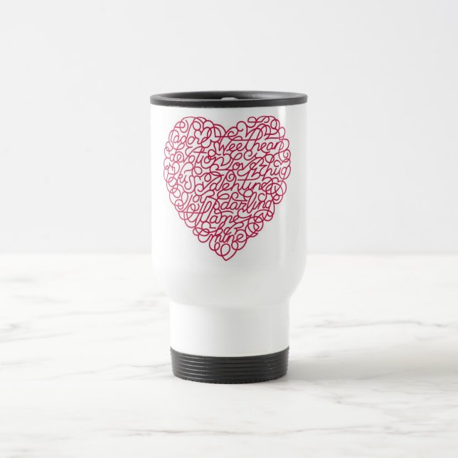 Happy Valentine's Day Travel Mug (Center)