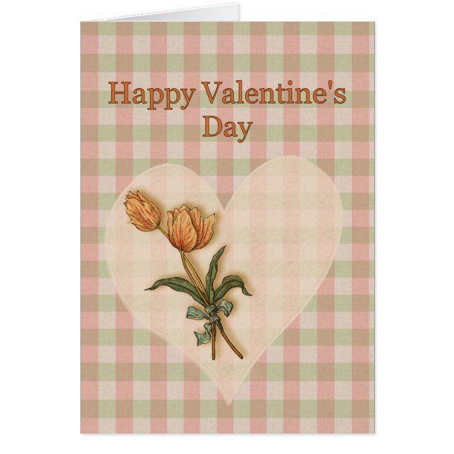 Happy Valentine's Day Tulips (Front)