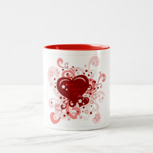 Happy valentine's Day Two Tone Mug