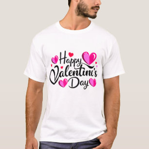 Happy Valentine's Day typography T-Shirt Design