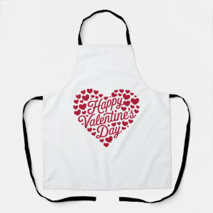 Happy Valentines Day Valentine Love Heart Apron