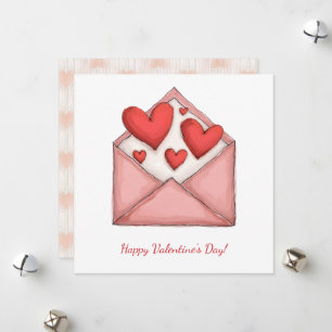 Happy Valentine's Day! Valentine's card.  Holiday Card