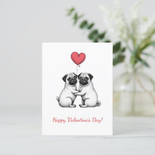 Happy Valentine's Day! Valentine's card. Holiday Postcard