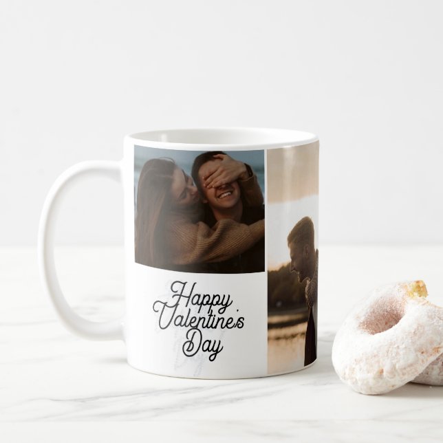 happy valentines day,valentines day gifts,photo gi coffee mug (With Donut)