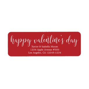 Happy Valentine's Day White Script