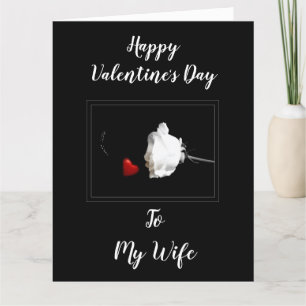 **HAPPY VALENTINE'S DAY* WIFE YOU MEAN WORLD TO ME CARD