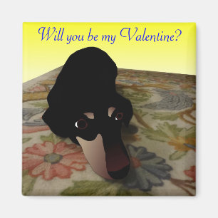 Happy Valentine's Day - Will You Be My Valentine? Magnet