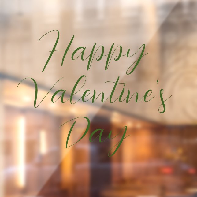 Happy Valentine's Day Window Cling (Sheet 2)