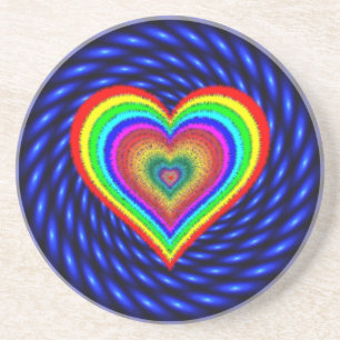 Happy Valentine's Day With Love Symbol-25543 Coaster