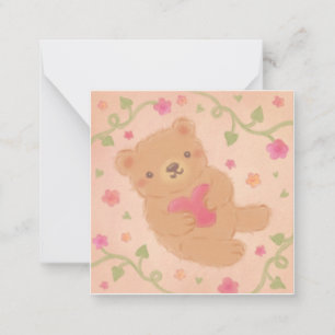 Happy Valentine's Day with Teddy Bear Card