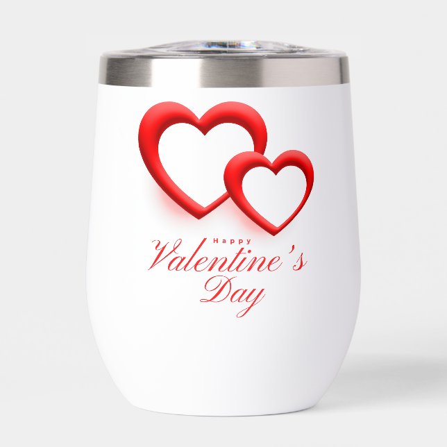 Happy Valentine's Day with Two Hearts-23540 (Front)