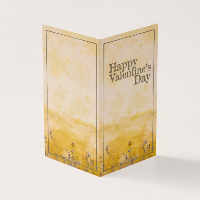 Happy Valentine's Day with Vintage Flower Meadow (Outside)