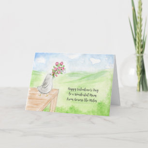 Happy Valentine's Day Wonderful Mum Across Miles Card