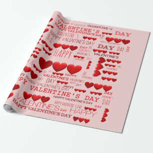 Happy Valentine's Day Wrapping Paper