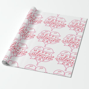 Happy Valentine's Day Wrapping Paper