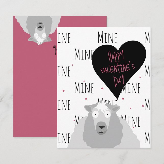 Happy Valentine's Day | Your Sheep-ly The Best |  Card (Front/Back)