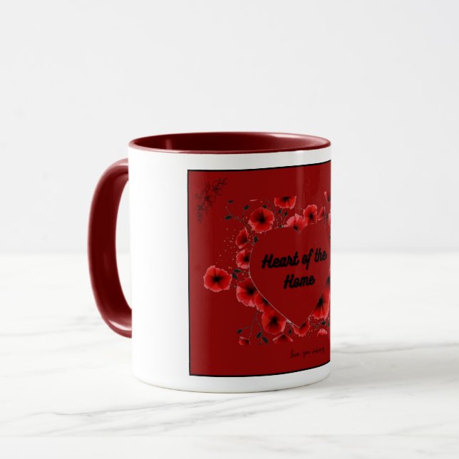 Happy Valentines mum  Mug (Front Left)