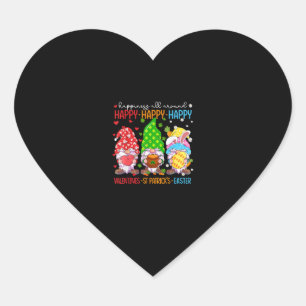 Happy Valentines St Patrick Easter Happy Holiday G Heart Sticker
