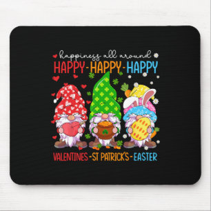 Happy Valentines St Patrick Easter Happy Holiday G Mouse Mat