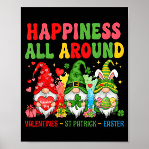 Happy Valentines St Patrick Easter Happy Holiday G Poster