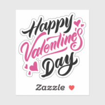 Happy valentines sticker 