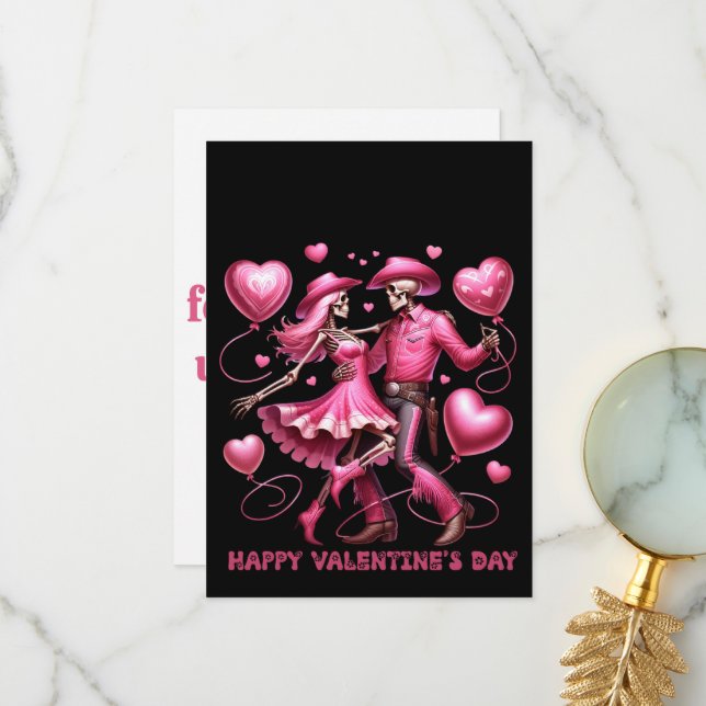 Happy Valentines - Valentine's Day Card (Front/Back In Situ)