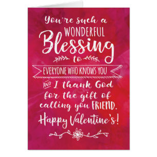 Happy Valentine's You're such a Wonderful Blessing