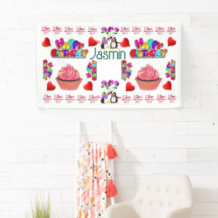 Happy ValentineVinal Banner, Happy Birthday Banner