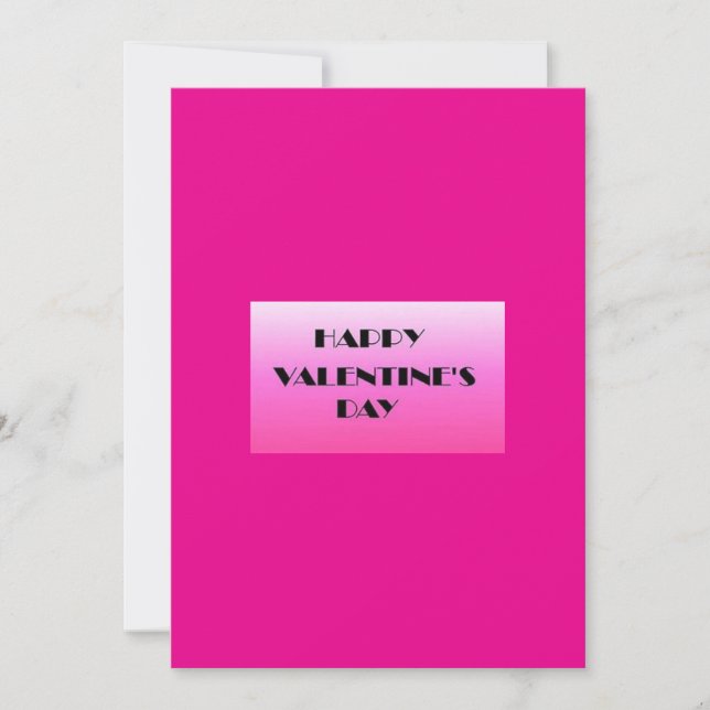 Happy Valerntine's Day Greeting Card (Front)