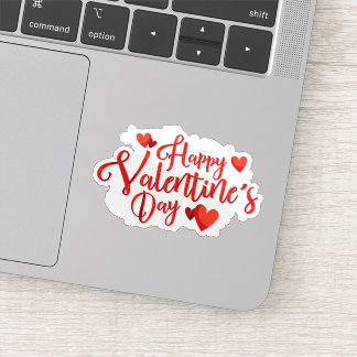 Happy valetines day sticker