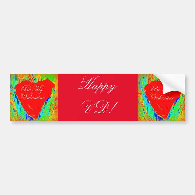 happy  vd bumper sticker (Front)