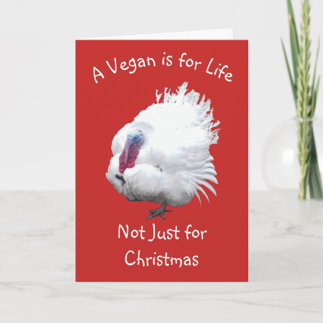 Happy Vegan Christmas Card (Front)