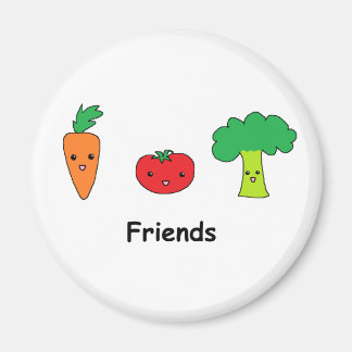 Happy Vegetable Friends Magnet