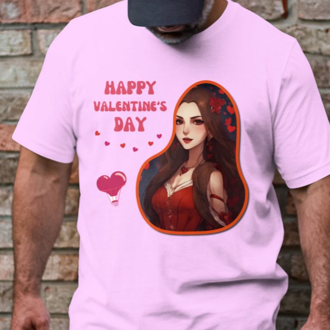 Happy Velentine's Day - Darling Valentine Love T-Shirt (Creator Uploaded)