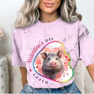 Happy Velentine's Day - Sweetheart's Embrace T-Shirt