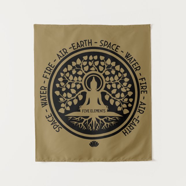 Happy Vesak Day Tapestry (Front)