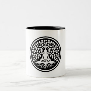 Happy Vesak Day Two-Tone Coffee Mug