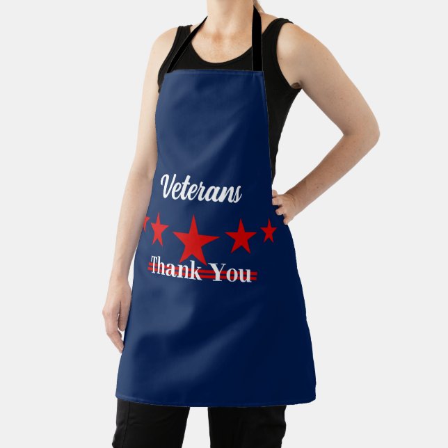 Happy Veterans Day  Apron (Insitu)