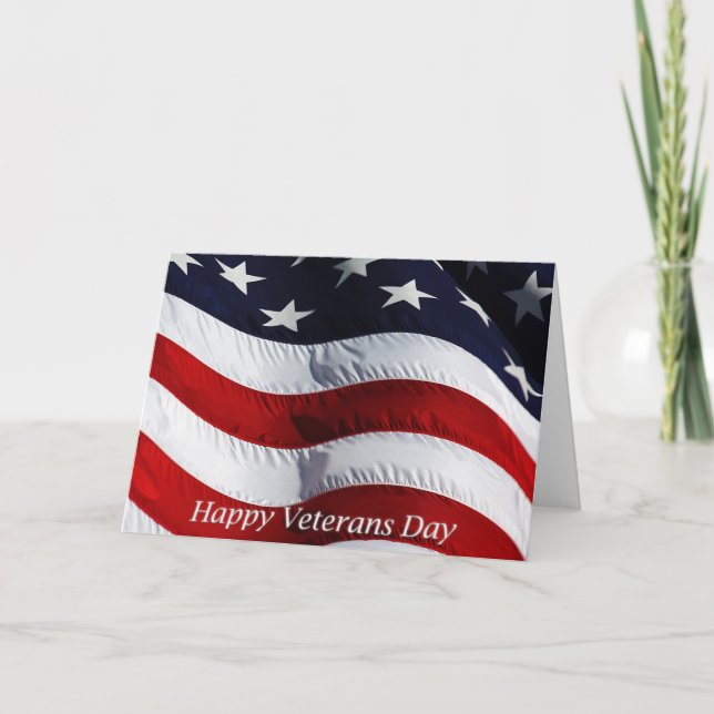 Happy Veterans Day Card (Front)