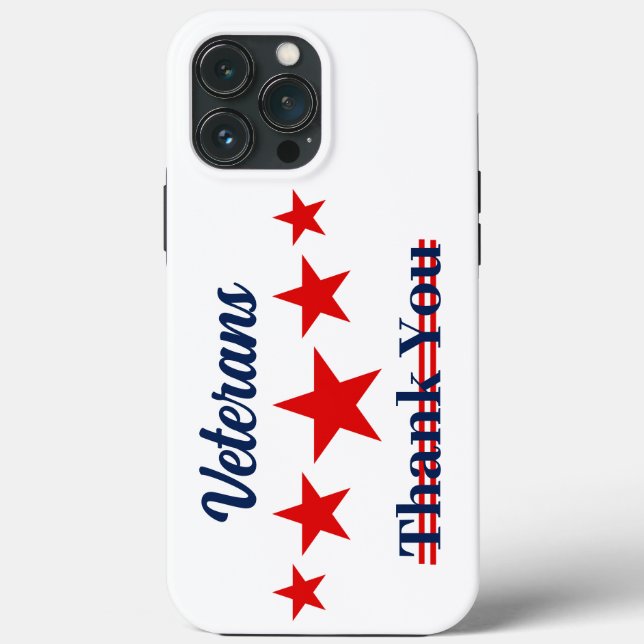 Happy Veterans Day  Case-Mate iPhone Case (Back)