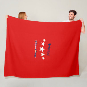 Happy Veterans Day Fleece Blanket