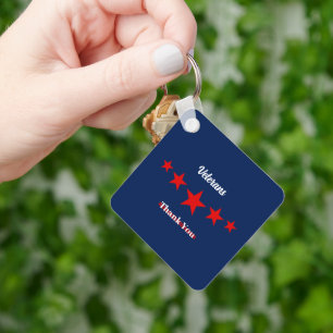 Happy Veterans Day Key Ring