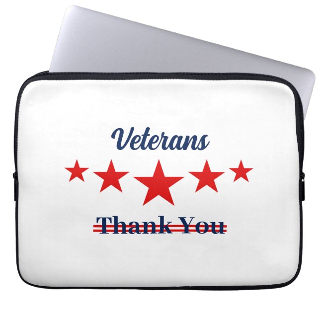 Happy Veterans Day  Laptop Sleeve (Front)